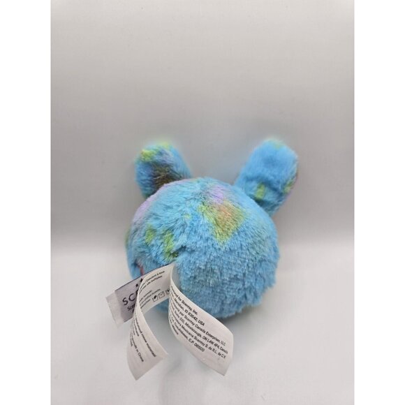 Scentsy Bitty Buddy Plush Bunny Blue Rainbow- Scented - Picture 3 of 5